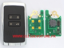 Carte RENAULT MEGANE 4 main libre + programmation