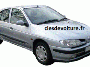 Clé à TELECOMMANDE RENAULT MEGANE 1 (Clé seule)